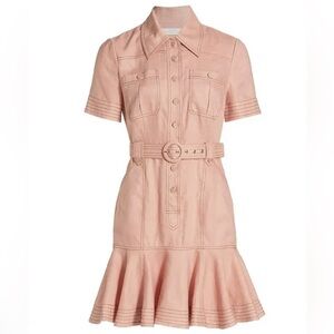 Zimmermann Moonshine Linen Belted Dress
Shell Pink